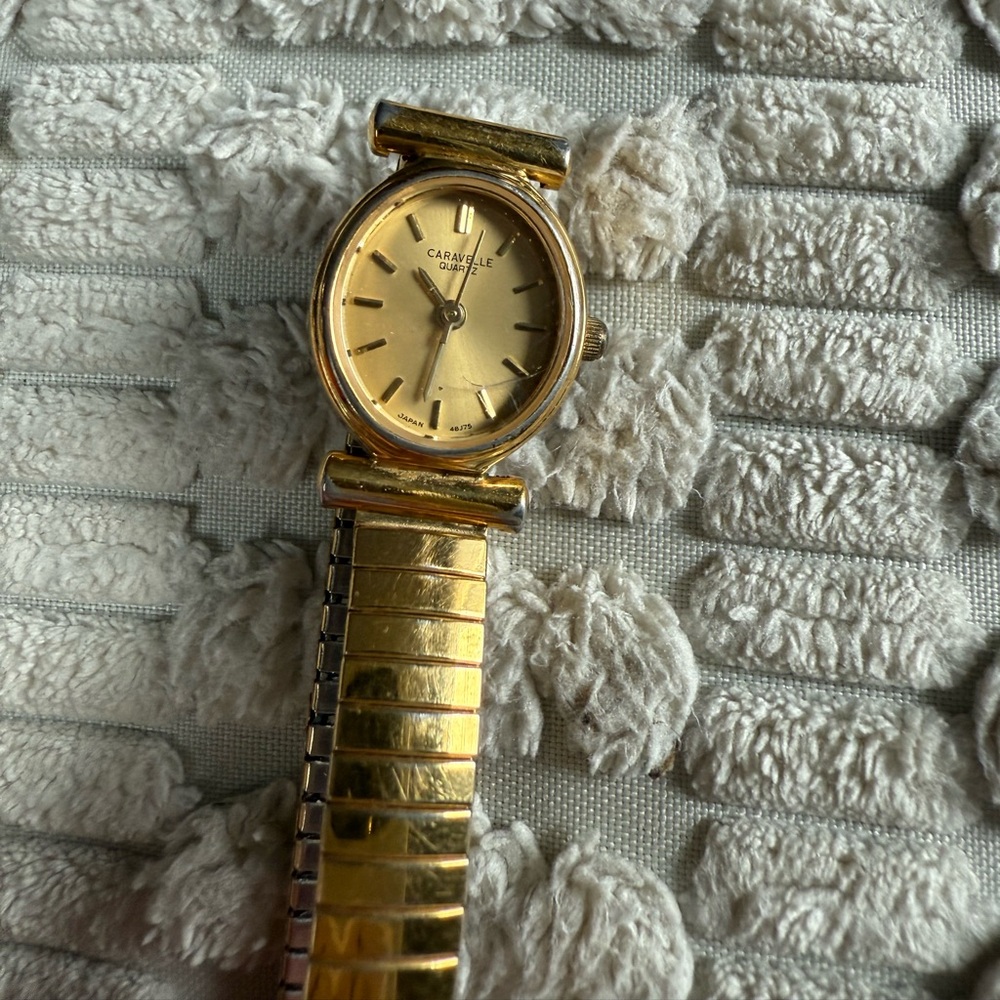 Vintage Caravelle Gold Women's Watch